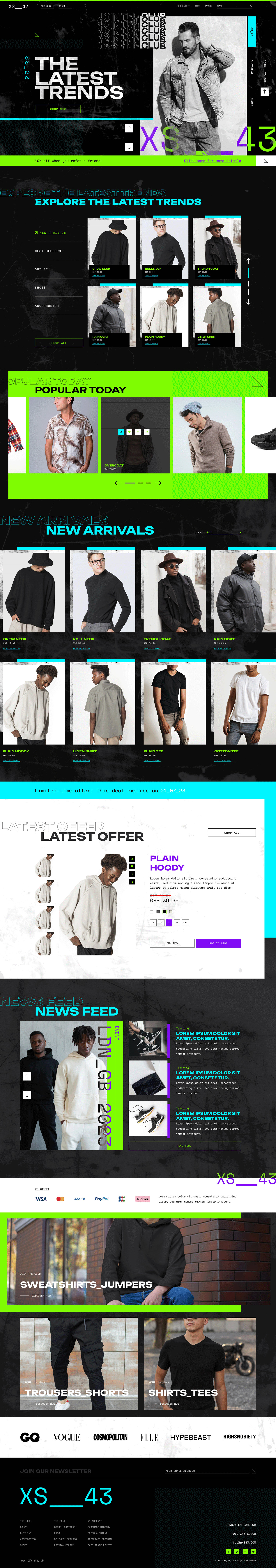 XS_43 Website - Design Agency Brighton