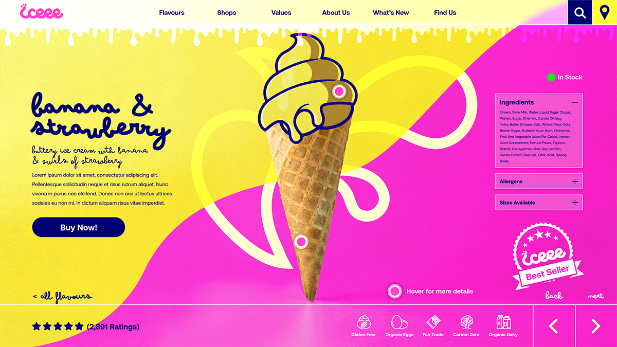 Iceee Slide - Design Agency Brighton