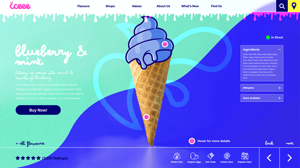 Iceee Slide - Design Agency Brighton