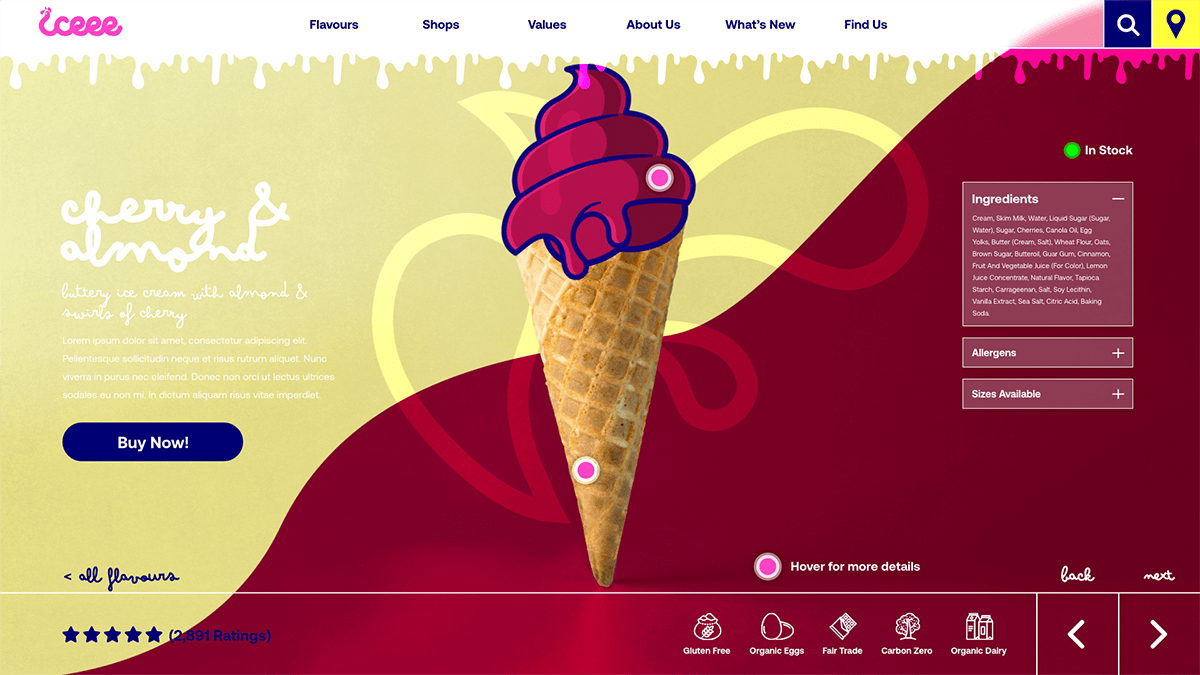 Iceee Slide - Design Agency Brighton