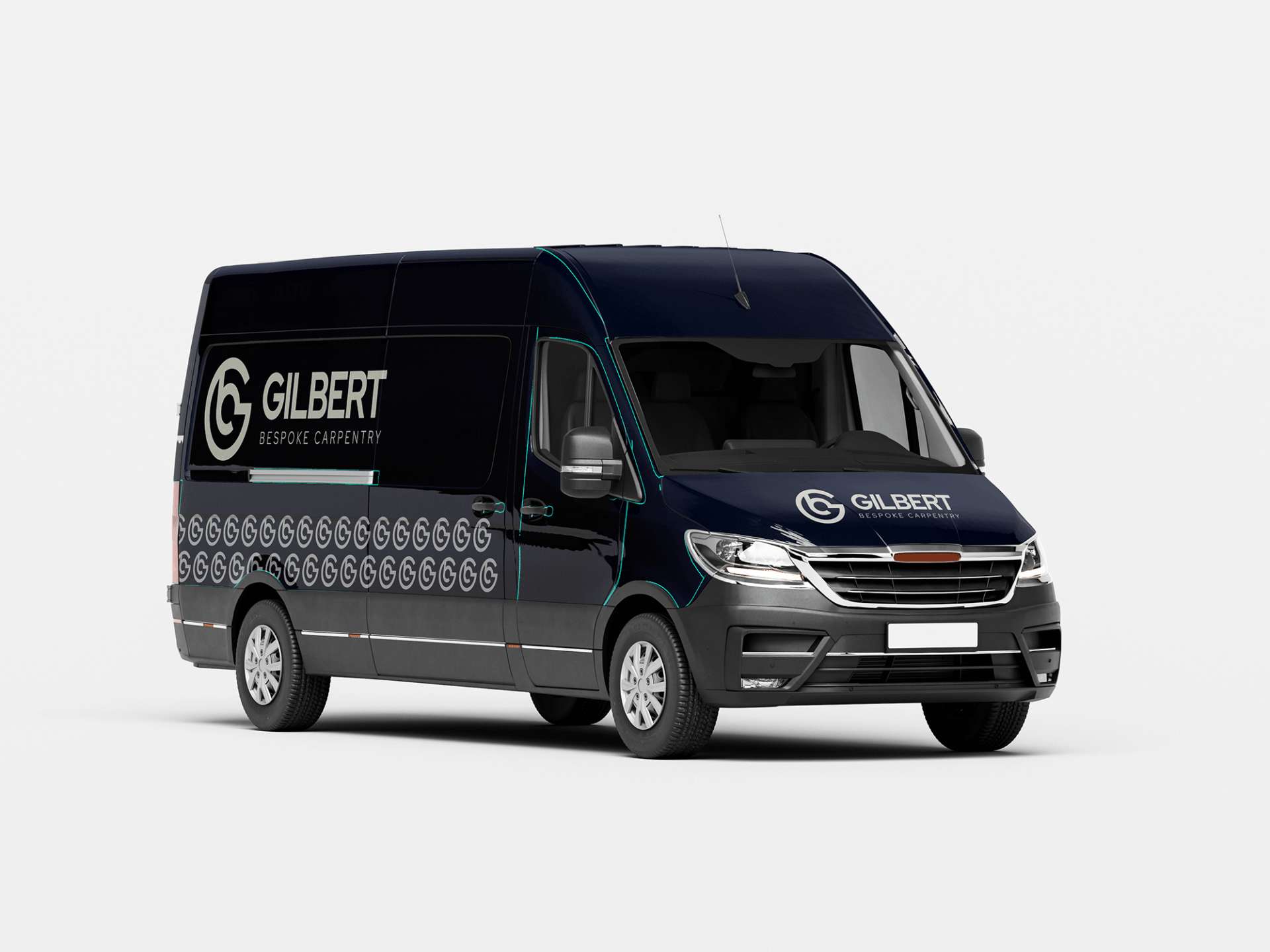 Gilbert Bespoke Carpentry Van - Design Agency Brighton